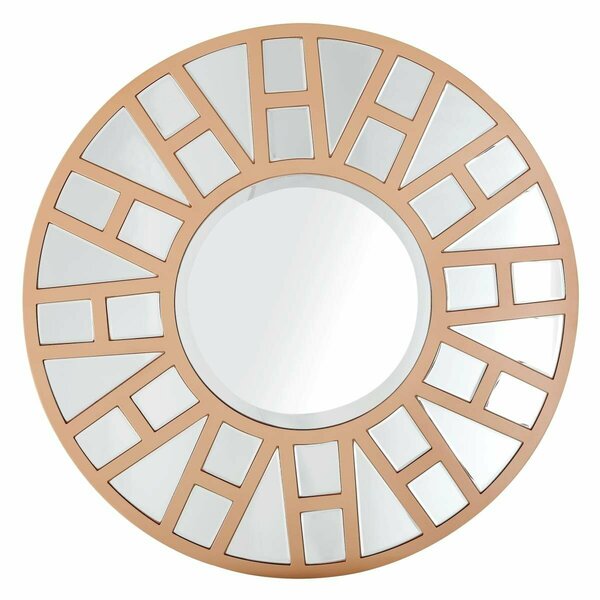 Lovelyhome 31.5 x 31.5 in. Millennium Circular Accent Mirror LO3359893